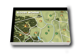 Bloody Monday: Mounted Map