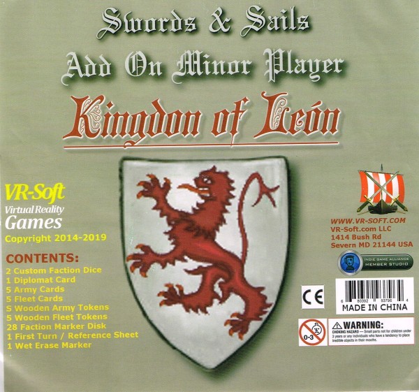 Swords &amp; Sails: Kingdom of Leon Minor Player Add-On