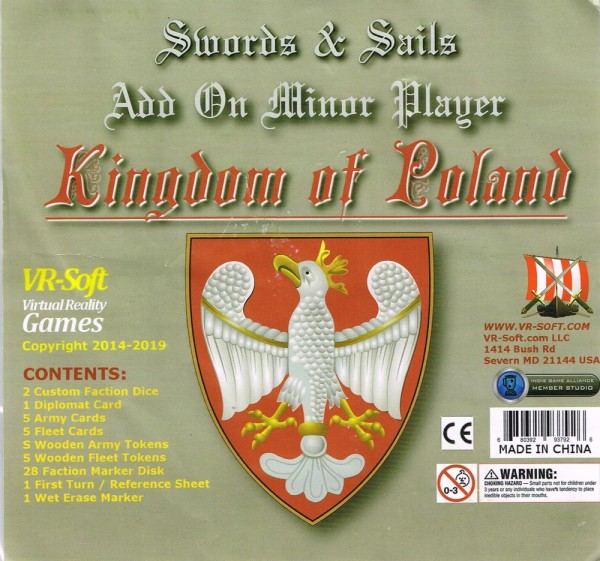 Swords &amp; Sails: Kingdom of Poland Minor Player Add-On