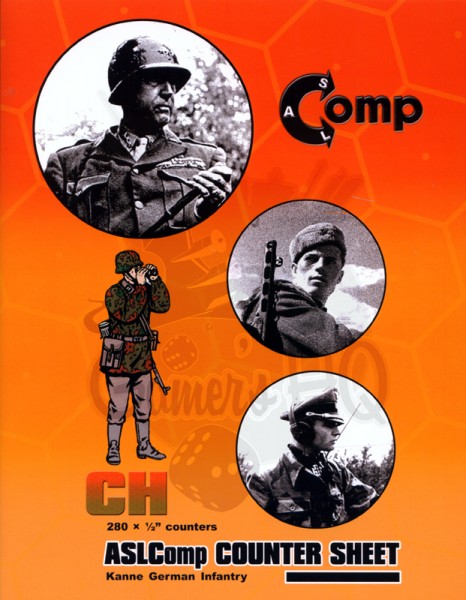 ASL Counterset: Kanne German Infantry