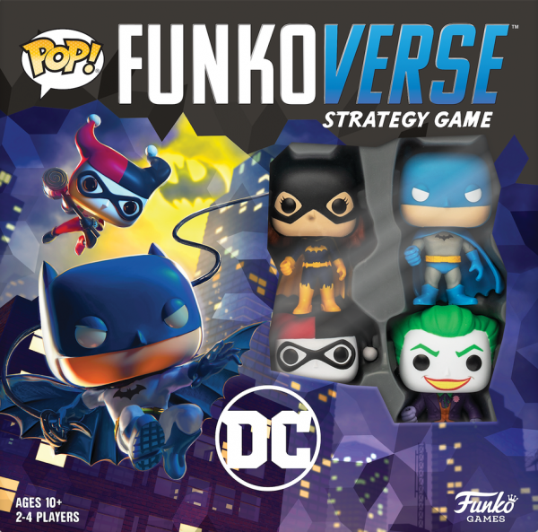 POP! Funkoverse Strategy Game - DC Comics: Batman # 100 (4-Pack)