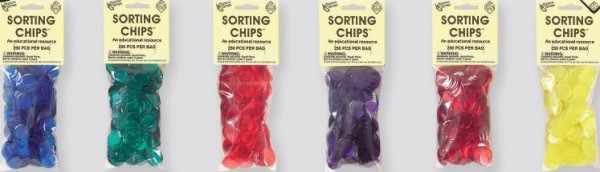 Koplow: Sorting Chips - transparent purple (250)