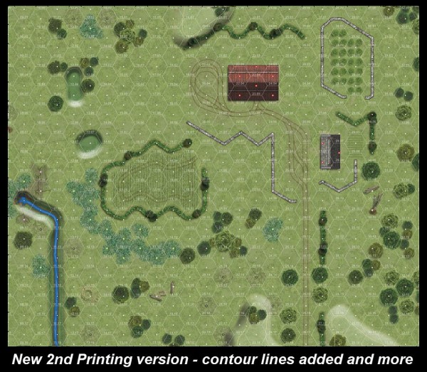 Combat! Volume 1 - 2nd Printing Maps (Upgrade Set from 1st to 2nd Edition)