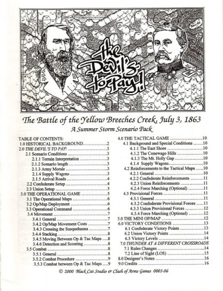 The Devils to Pay - The Battle of the Yellow Breeches Creek, July 3, 1863