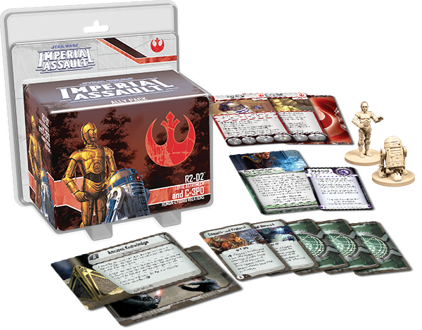 Imperial Assault: R2-D2 and C-3P0 Ally Pack