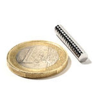 Neodym Magneten: Durchm. 4 mm, Dicke 1,5 mm