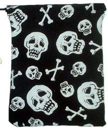 Skull &amp; Crossbones Cotton Gamer Bag