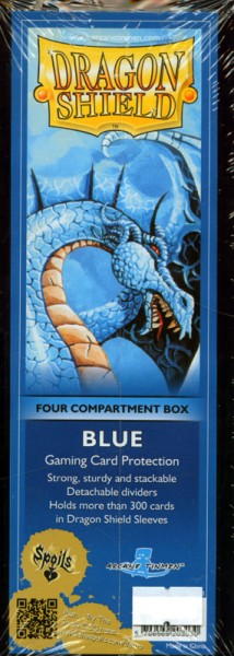 Dragon Shield: Gaming Box 4 Kompartment (Blue)