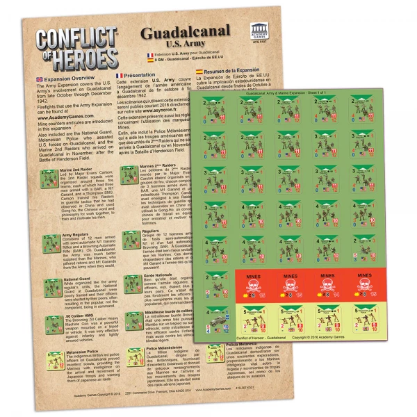 Conflict of Heroes: Guadalcanal U.S. Army Expansion