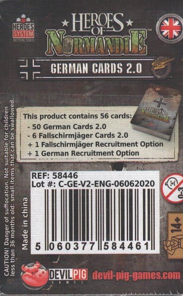 Heroes of Normandie - German Cards V2.0
