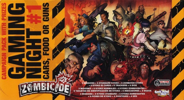Zombicide - Gaming Night Kit # 1: Cars, Food or Guns