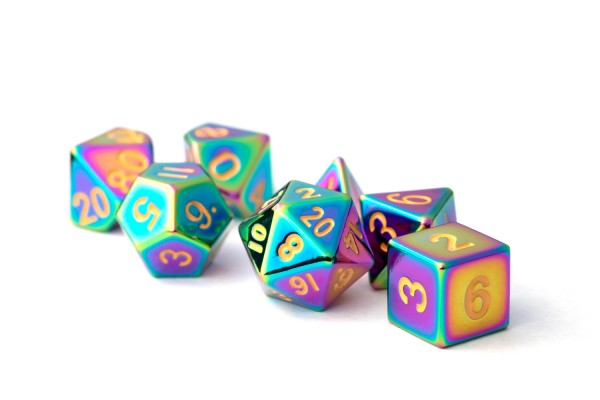 MDG: Metal Dice Flame-Torched Rainbow