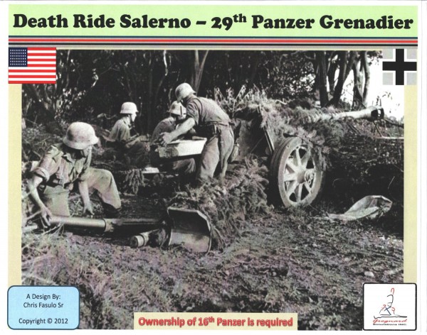 Death Ride: Salerno - 29th Panzer Grenadier Expansion