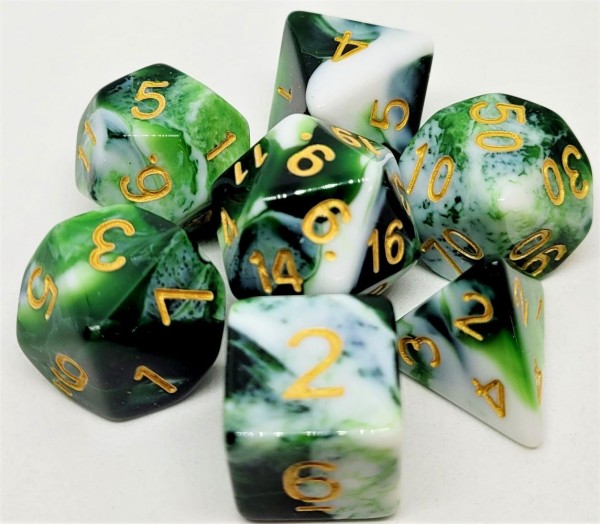Dice 4 Friends: Racing Green/White