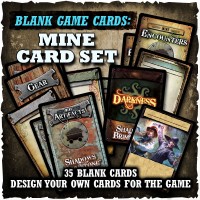 Shadows of Brimstone - Blank Mine Cards (Game Supplement)