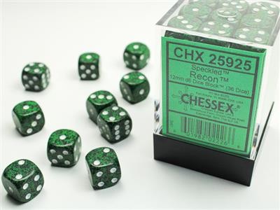 Chessex Speckled Recon - 36 w6 (12mm)