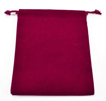 Dice Bag Chessex: Suedecloth - Burgundy / Weinrot (small)