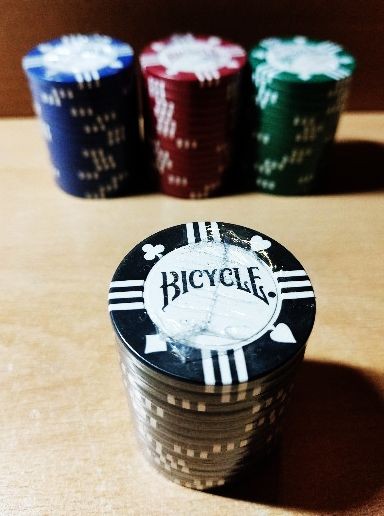 Poker Chips Bicycle 8g - schwarz / black (15)