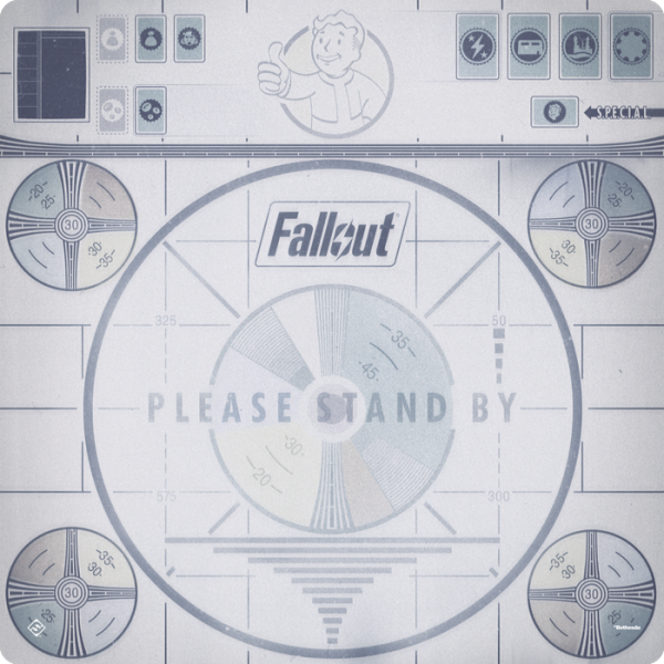 Fallout - The Board Game: Please Stand By Gamemat