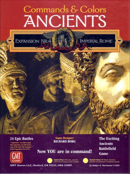 GMT: Commands &amp; Colors - Ancients Expansion 4 Imperial Rome