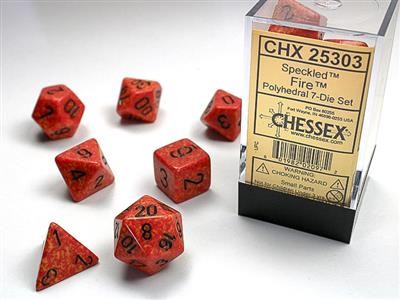 Chessex Speckled Fire - 7 w4-20