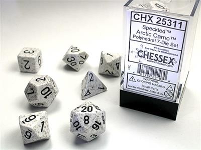 Chessex Speckled Arctic Camo 7 w4-w20