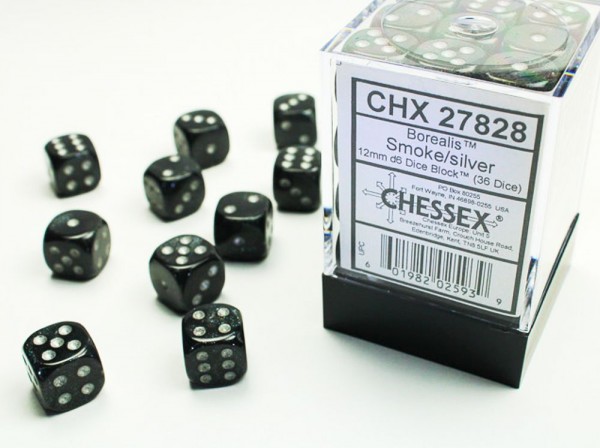 Chessex Borealis Smoke w/ Silver 36 w6