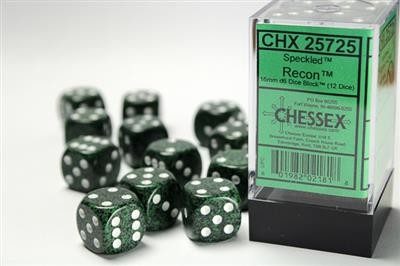 Chessex Speckled Recon - 12 w6 (16mm)