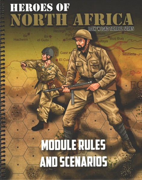 Heroes of North Africa Module Rules and Scenarios Spiral-Bound Booklet