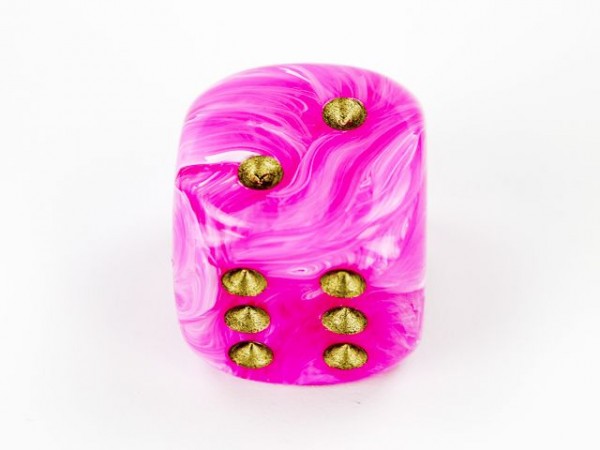 Chessex Vortex Pink w/ Gold - 7 w4-20