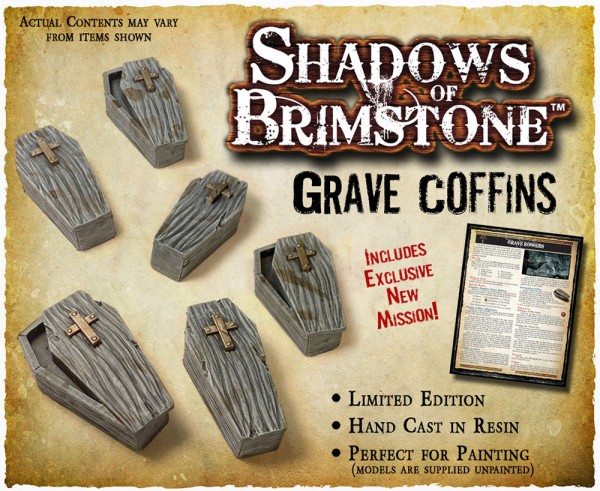 Shadows of Brimstone - Grave Coffins (Dark Stone Forge)