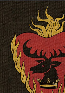 FFG Art Sleeves: Game of Thrones HBO House Stannis Baratheon (50)