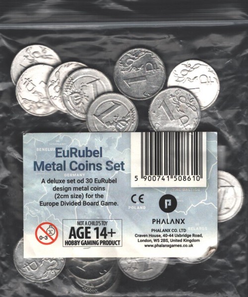 Europe Divided - EuRubel Metal coins (30)