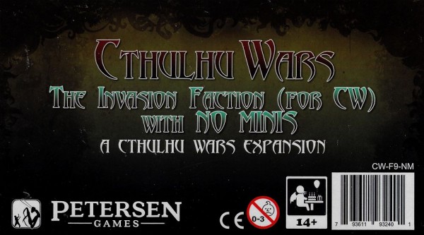 Cthulhu Wars: The Invasion Faction with NO MINIS