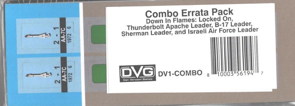 DVG Games Combo Errata Pack