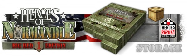 Heroes of Normandie - American Storage Army Box &quot;Big Red 1 Edition&quot;