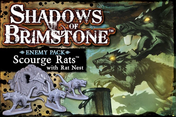 Shadows of Brimstone - Scourge Rats (Enemy Pack)