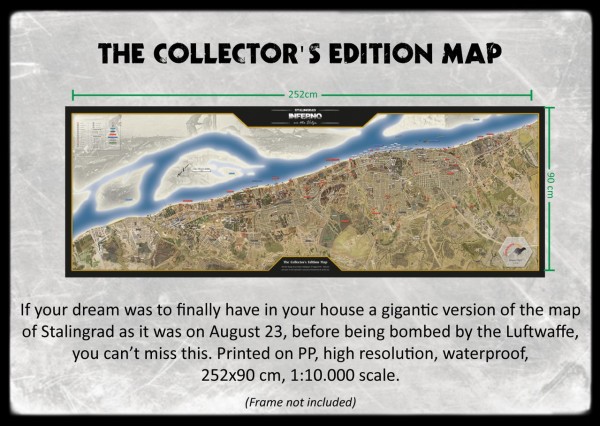 Stalingrad - Inferno on the Volga: Collector&#039;s Edition Map
