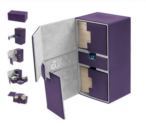 Twin Flip n Tray Deck Case 200 XenoSkin+ Violett