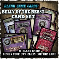Shadows of Brimstone - Blank Belly of the Beast Cards (Game Supplement)