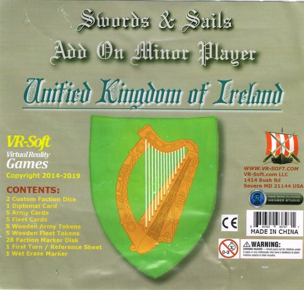 Swords &amp; Sails: Kingdom of Ireland Minor Player Add-On