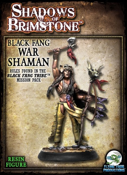 Shadows of Brimstone - Black Fang War Shaman (Resin Special Enemy)