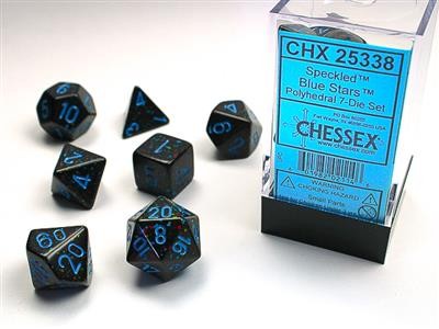 Chessex Speckled Blue Stars - 7 w4-w20