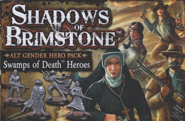 Shadows of Brimstone - Alternative Gender Hero Pack (Swamps of Death)