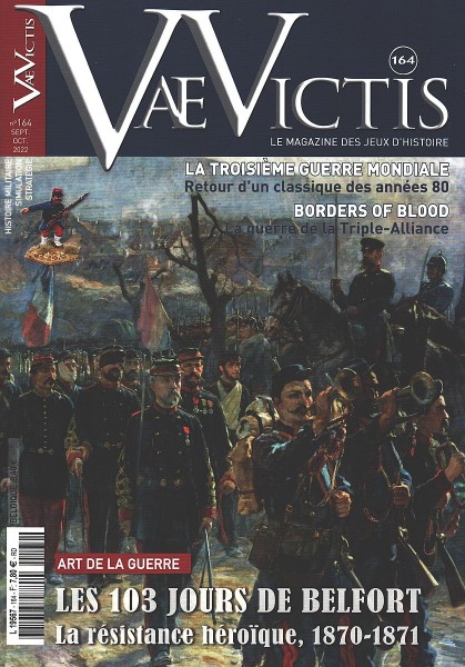 Vae Victis Magazine #164 - Storm over Belfort 1870-71 (with printed English Rules !)