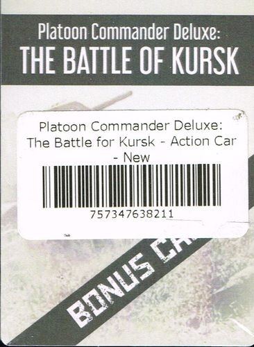 Platoon Commander Deluxe: Kursk Bonus Action Cards
