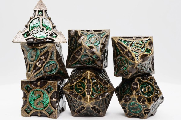 Metal Dice Set: Quiver of Arrows - Ancient Forest