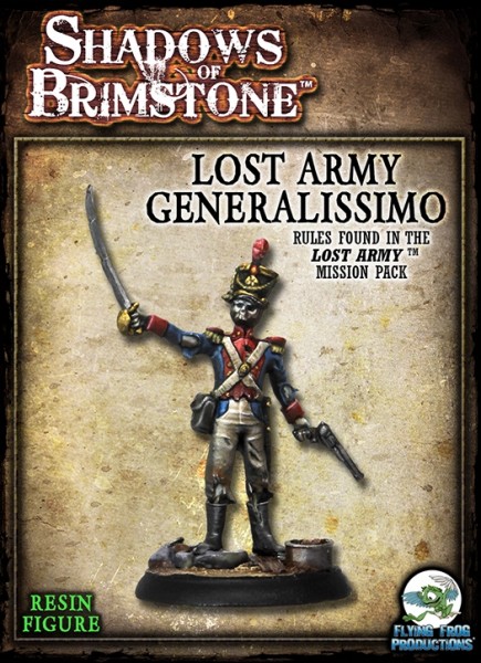 Shadows of Brimstone - Lost Army Generalissimo (Thermal Plastic Special Enemy)