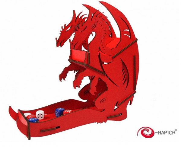 Large Dice Tower: Red Dragon