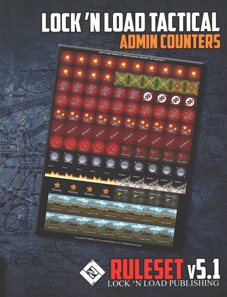 Lock´n Load Tactical Admin Counters Ruleset v5.1